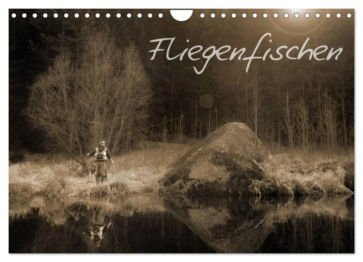 Cover: 9783516101409 | Fliegenfischen (Wandkalender 2026 DIN A4 quer), CALVENDO...