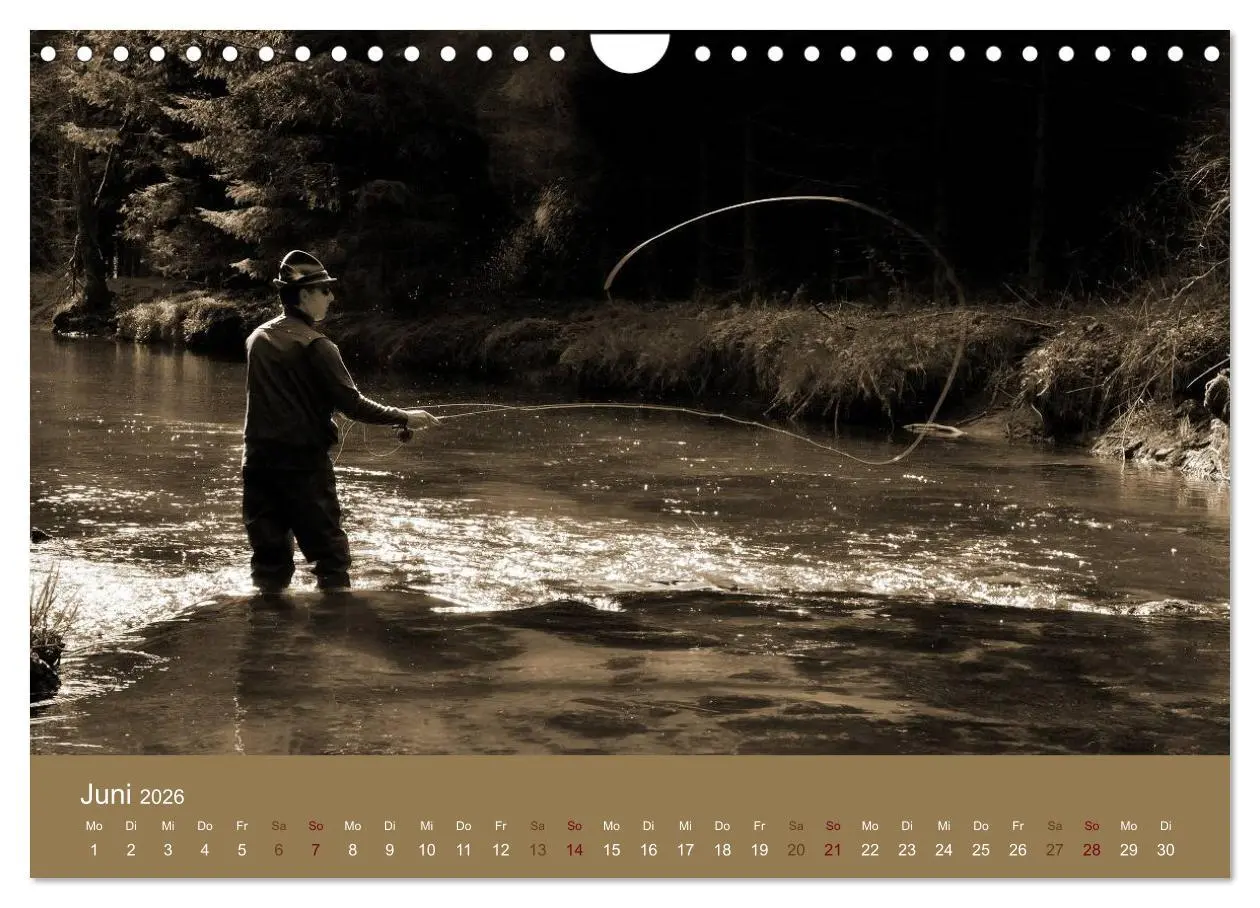Bild: 9783516101409 | Fliegenfischen (Wandkalender 2026 DIN A4 quer), CALVENDO...