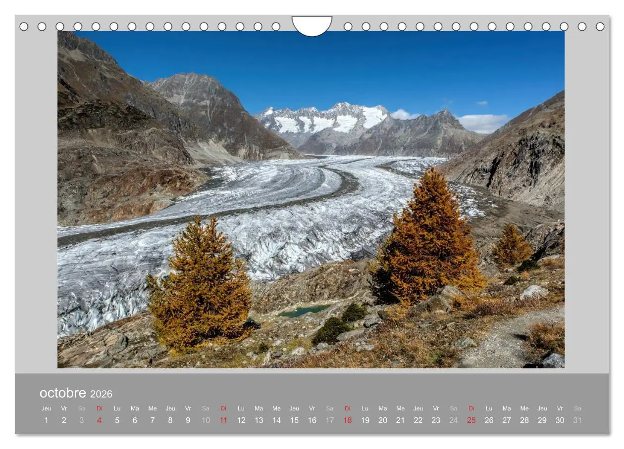 Bild: 9783516581409 | Suisse - Paysage de montagnes 2026 (Calendrier mural 2026 DIN A4...