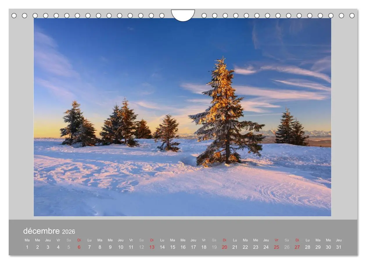 Bild: 9783516581409 | Suisse - Paysage de montagnes 2026 (Calendrier mural 2026 DIN A4...