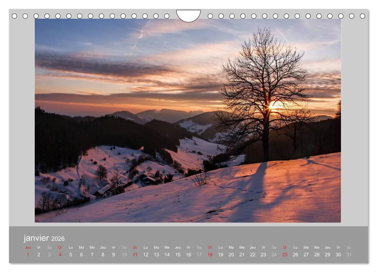 Bild: 9783516581409 | Suisse - Paysage de montagnes 2026 (Calendrier mural 2026 DIN A4...