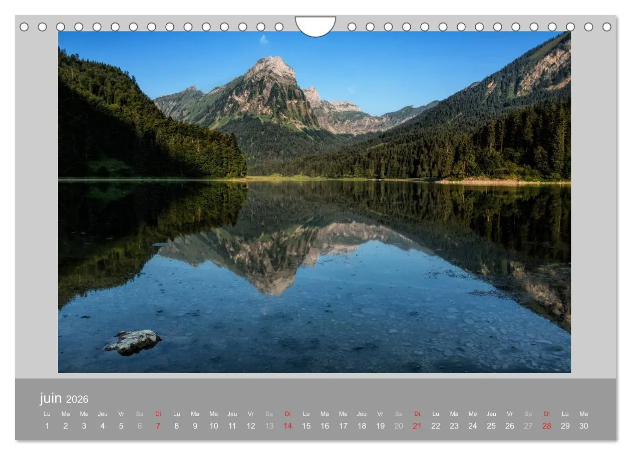 Bild: 9783516581409 | Suisse - Paysage de montagnes 2026 (Calendrier mural 2026 DIN A4...
