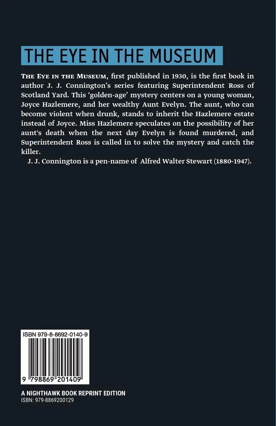 Rückseite: 9798869201409 | The Eye in the Museum | J. J. Connington | Taschenbuch | Englisch