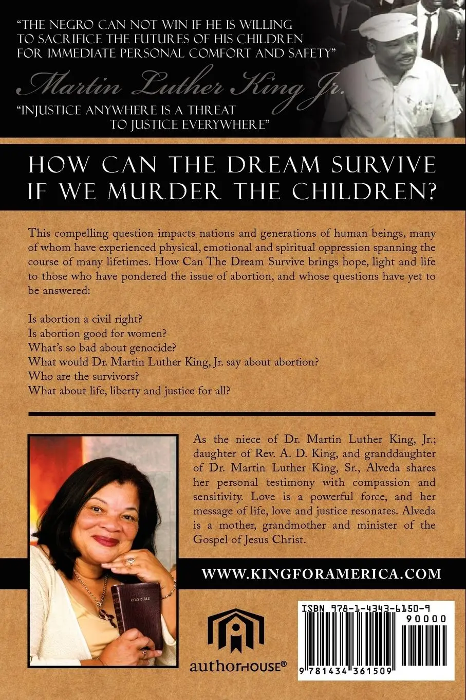 Rückseite: 9781434361509 | How Can the Dream Survive If We Murder the Children? | Alveda King