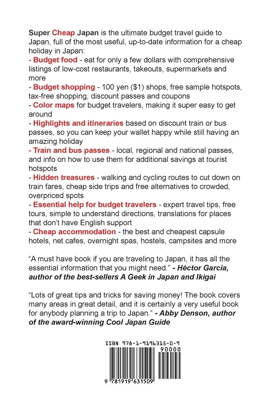 Rückseite: 9781919631509 | Super Cheap Japan | Matthew Baxter | Taschenbuch | Englisch | 2021