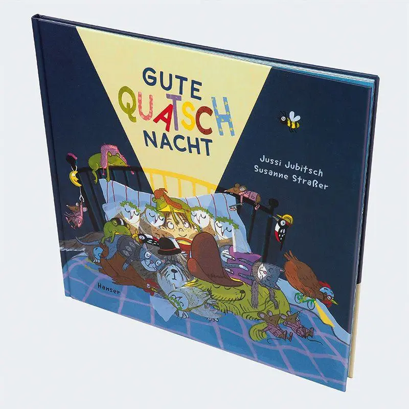 Bild: 9783446281509 | Gute-Quatsch-Nacht | Jussi Jubitsch (u. a.) | Buch | 24 S. | Deutsch