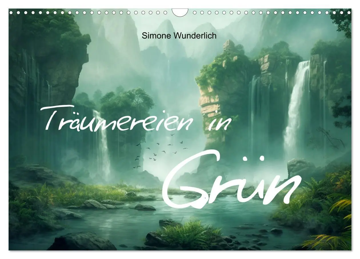 Cover: 9783457481509 | Träumereien in Grün (Wandkalender 2026 DIN A3 quer), CALVENDO...