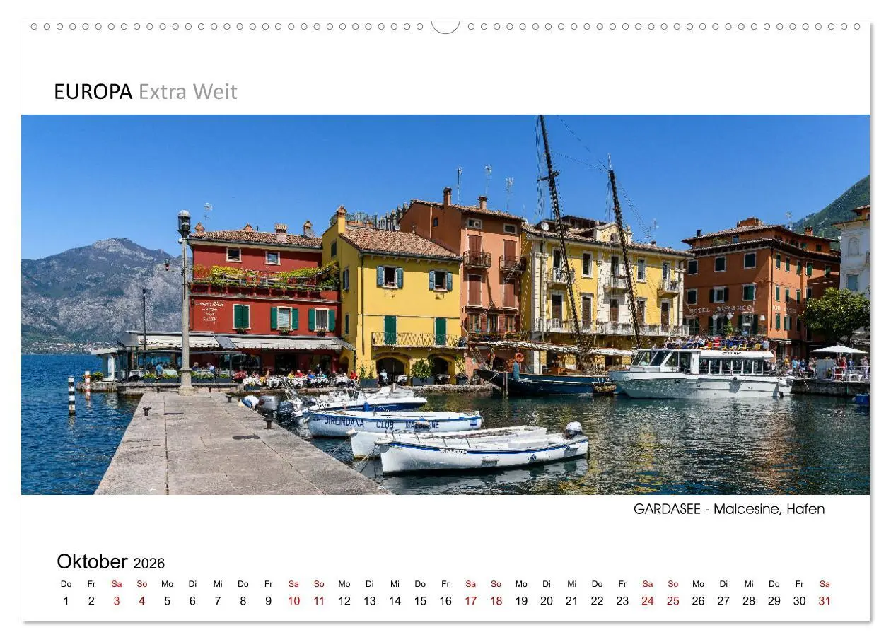 Bild: 9783457621509 | Malerische Orte am GARDASEE - Panoramabilder (Wandkalender 2026 DIN...
