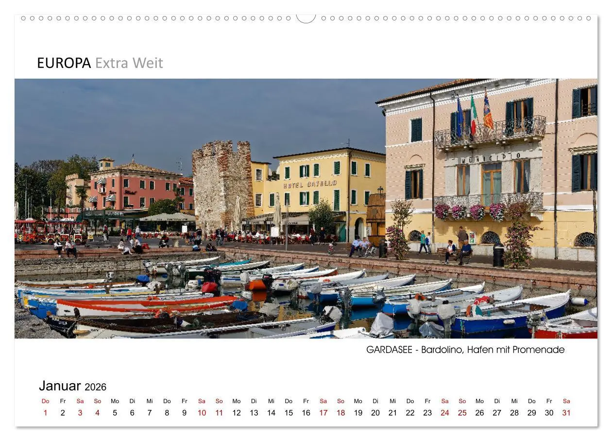 Bild: 9783457621509 | Malerische Orte am GARDASEE - Panoramabilder (Wandkalender 2026 DIN...