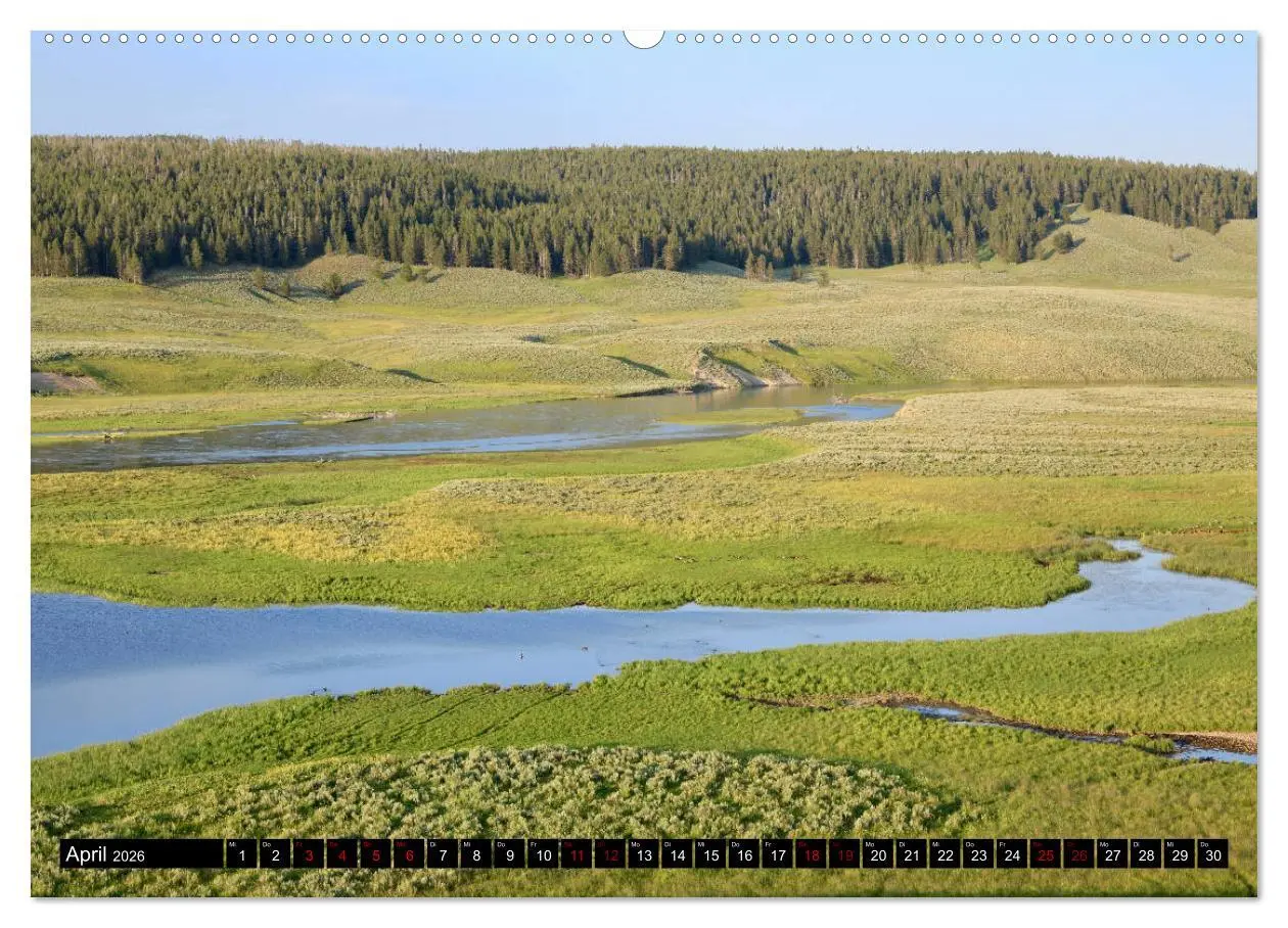 Bild: 9783457931509 | Wunderwelt Yellowstone 2026 (Wandkalender 2026 DIN A2 quer),...
