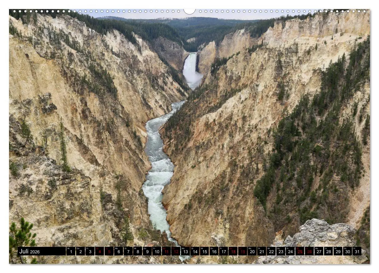 Bild: 9783457931509 | Wunderwelt Yellowstone 2026 (Wandkalender 2026 DIN A2 quer),...