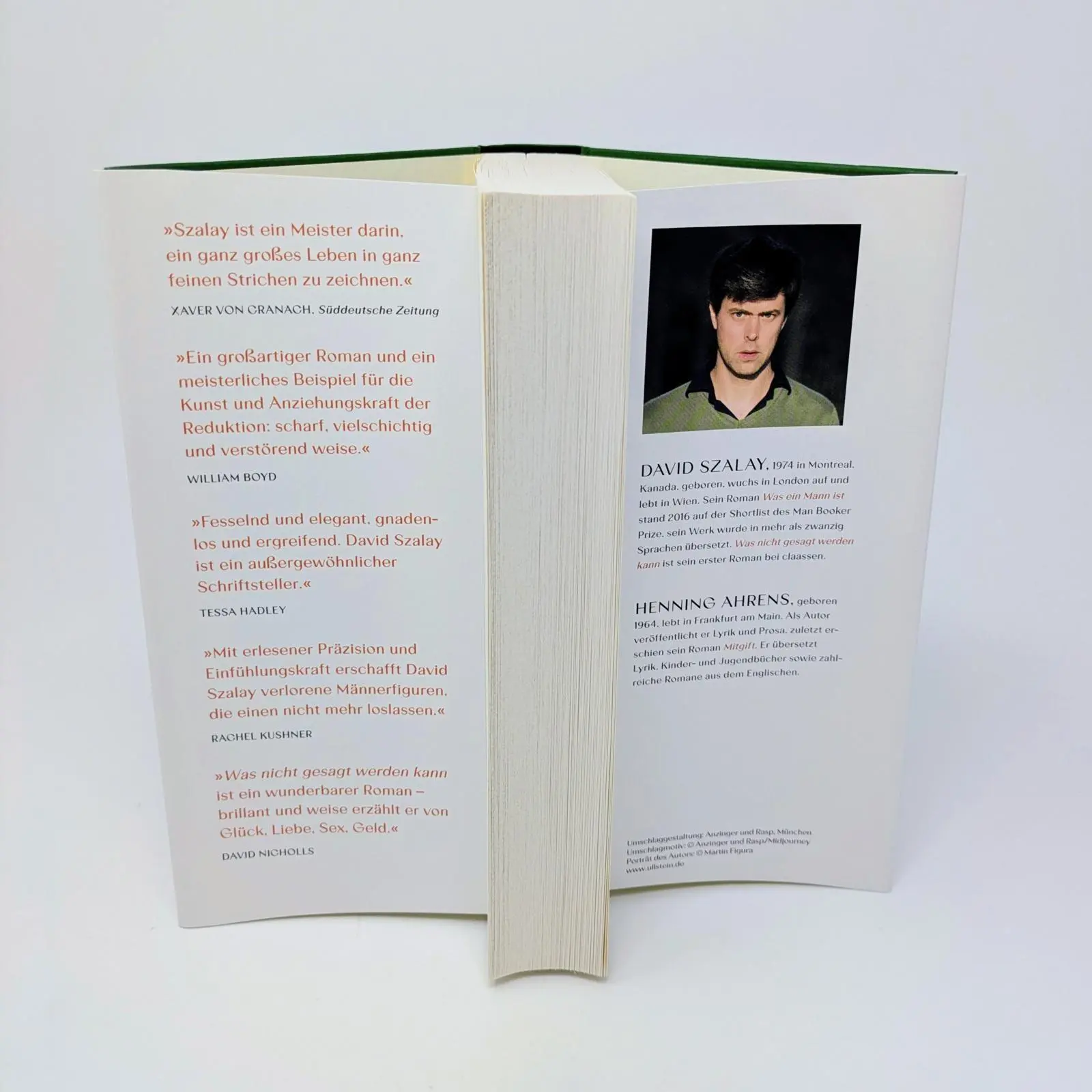 Bild: 9783546101509 | Was nicht gesagt werden kann | Roman Gewinner des Booker Prize 2025