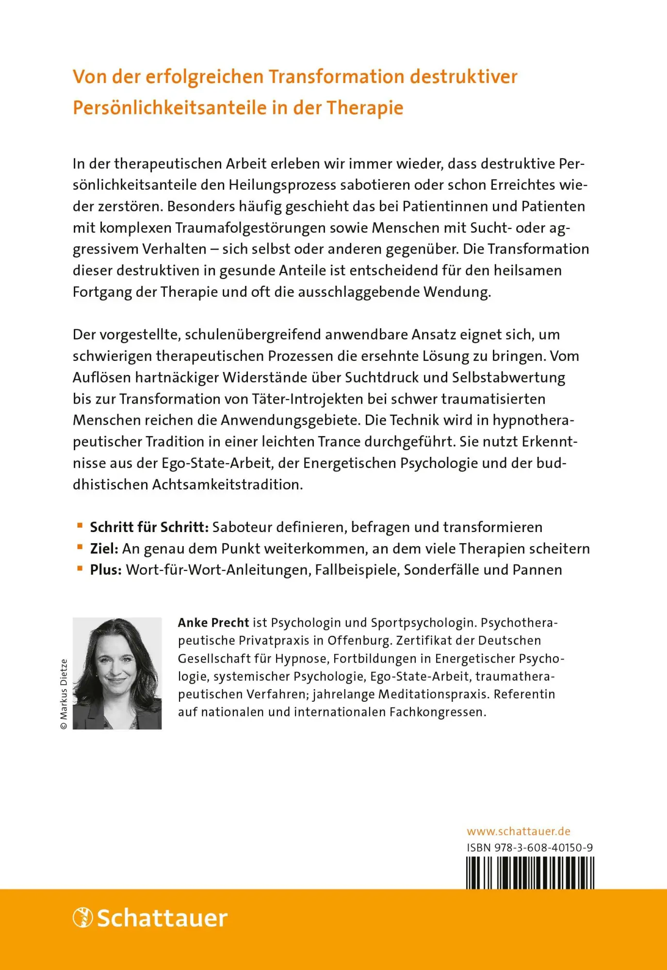 Rückseite: 9783608401509 | Selbst- und Fremdsabotage stoppen | Anke Precht | Taschenbuch | 144 S.