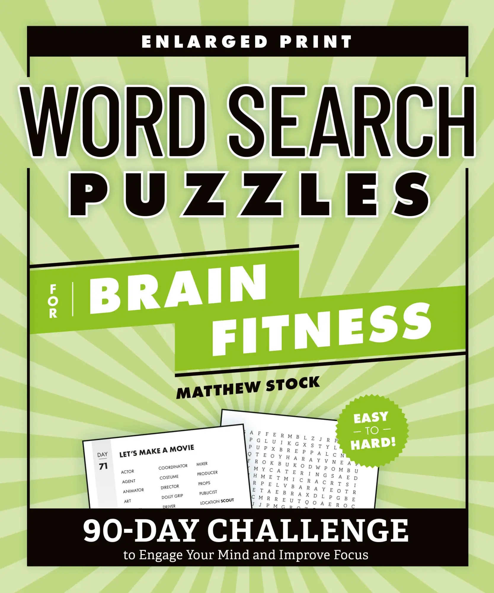 Cover: 9798217151509 | Word Search Puzzles for Brain Fitness | Matthew Stock | Taschenbuch