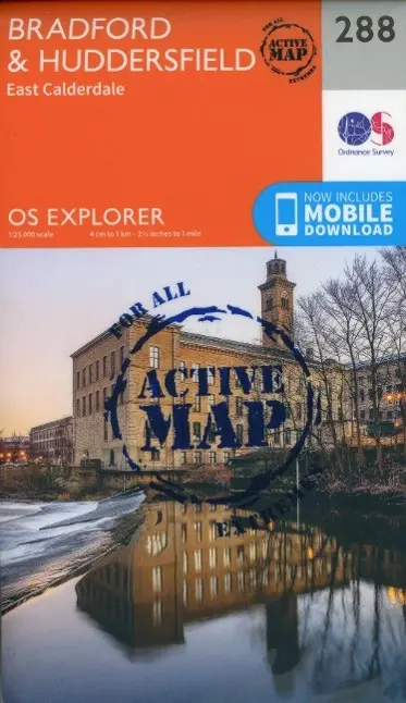 Cover: 9780319471609 | Bradford and Huddersfield | Ordnance Survey | (Land-)Karte | Englisch