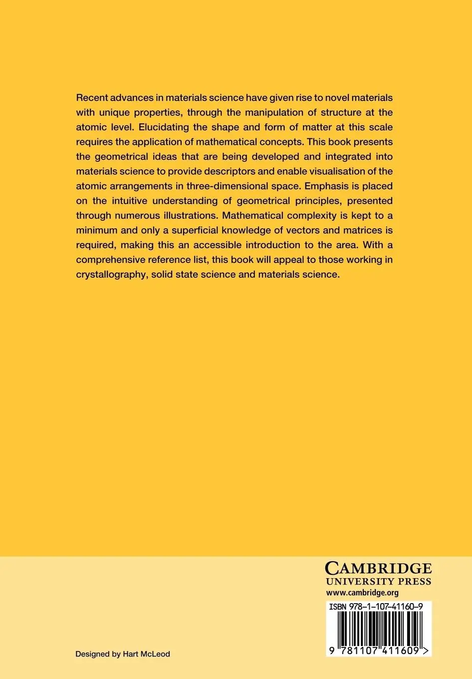 Rückseite: 9781107411609 | New Geometries for New Materials | Eric A. Lord (u. a.) | Taschenbuch