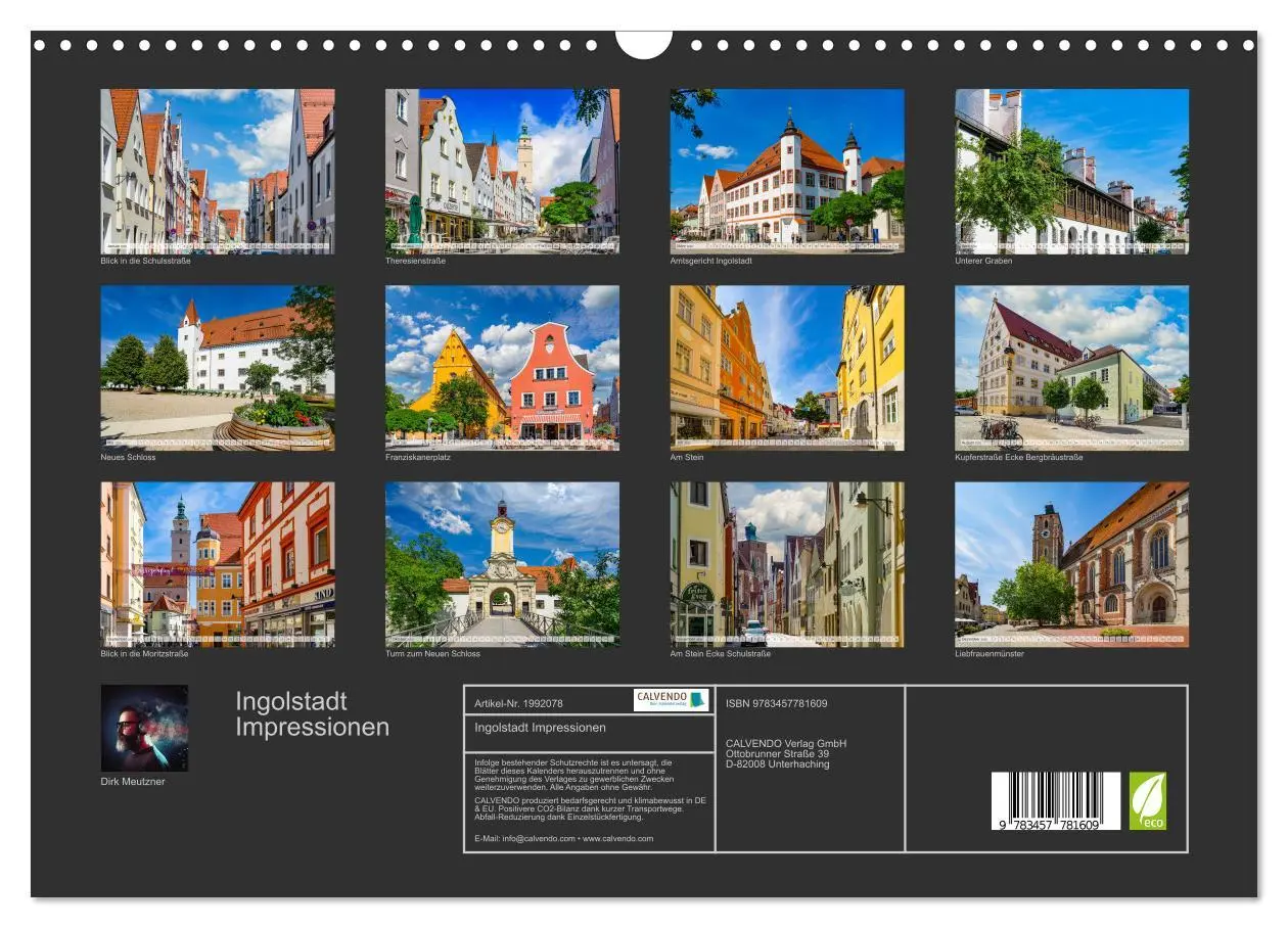 Bild: 9783457781609 | Ingolstadt Impressionen (Wandkalender 2026 DIN A3 quer), CALVENDO...