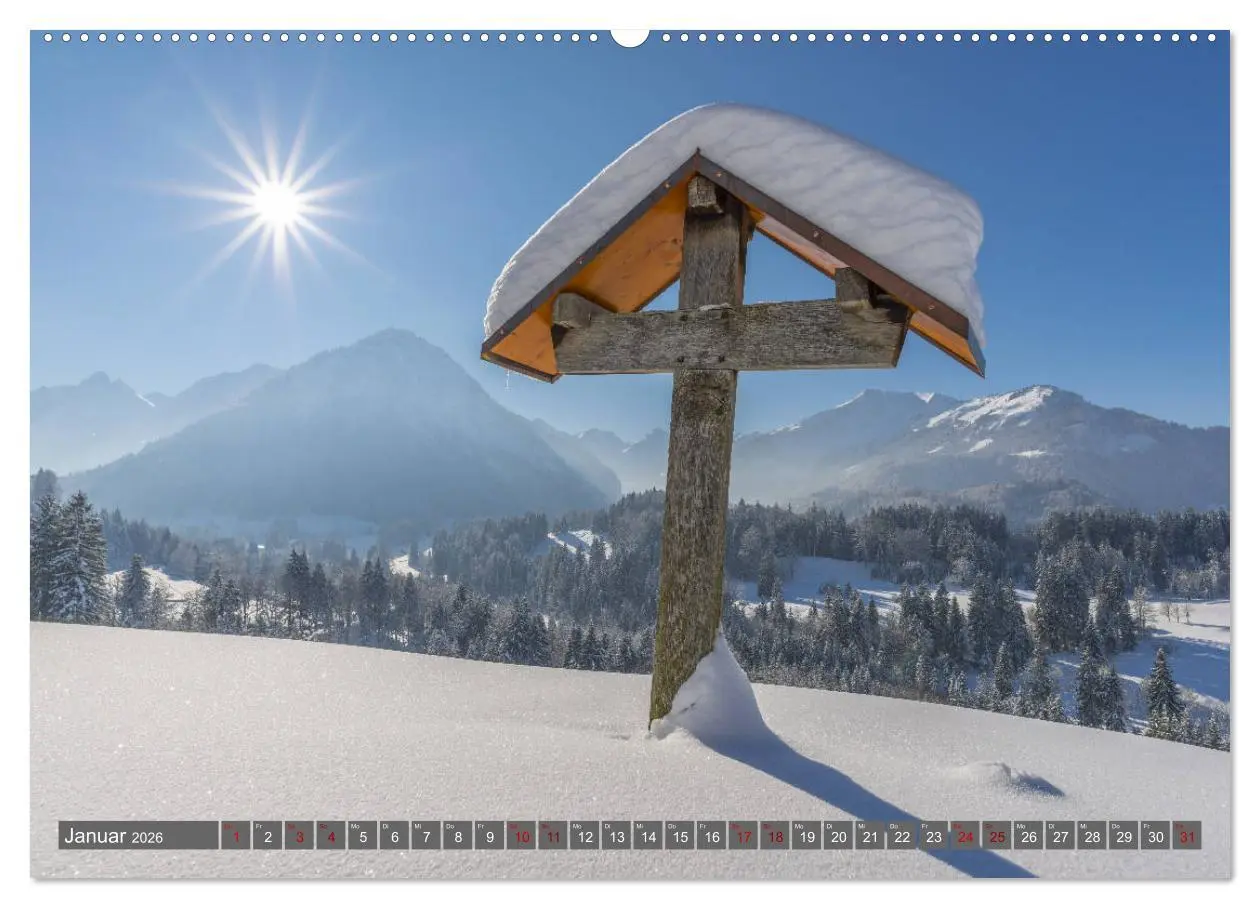 Bild: 9783457851609 | Schöne Wanderungen um Oberstdorf (Wandkalender 2026 DIN A2 quer),...