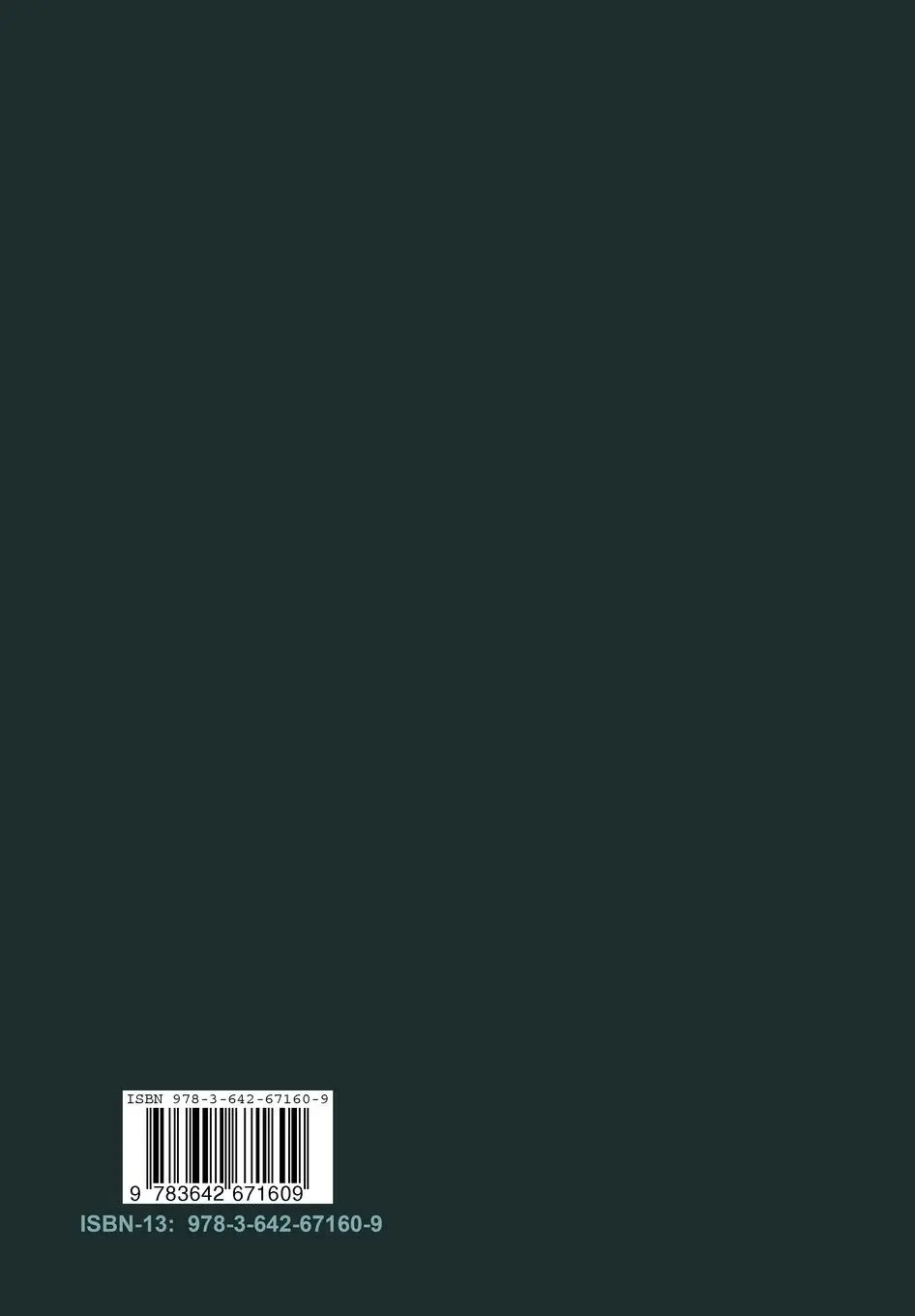 Rückseite: 9783642671609 | Vergleichende Anatomie der Wirbeltiere auf evolutionsbiologischer...
