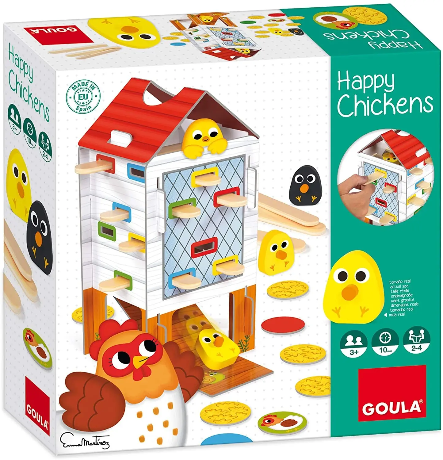 Cover: 8410446531709 | Happy Chickens | Spiel | Deutsch | 2022 | JUMBO Spiele GmbH