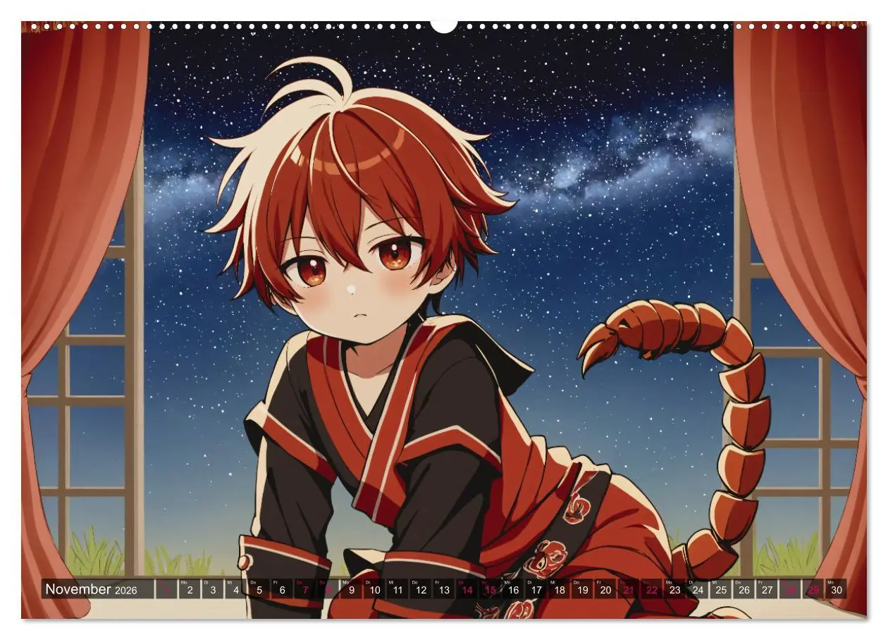 Bild: 9783457391709 | Manga Kalender Sternzeichen (hochwertiger Premium Wandkalender 2026...