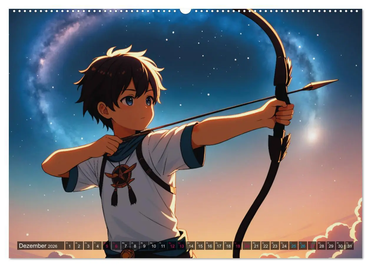 Bild: 9783457391709 | Manga Kalender Sternzeichen (hochwertiger Premium Wandkalender 2026...