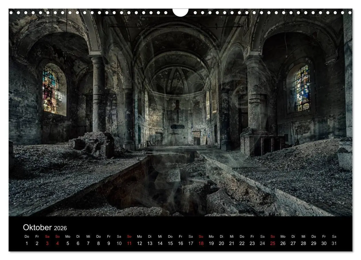 Bild: 9783516171709 | Geheimnisvolle Orte - Lost Places (Wandkalender 2026 DIN A3 quer),...