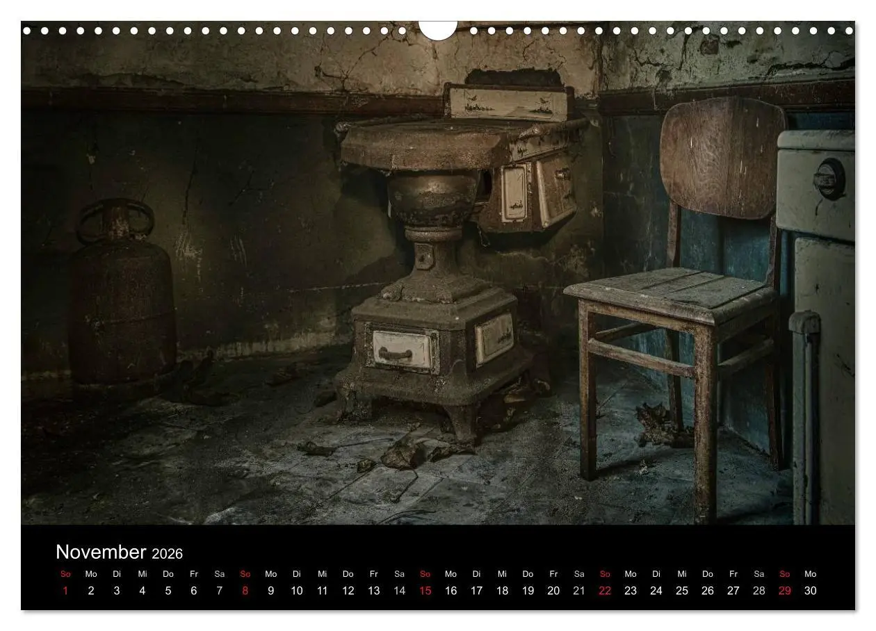 Bild: 9783516171709 | Geheimnisvolle Orte - Lost Places (Wandkalender 2026 DIN A3 quer),...