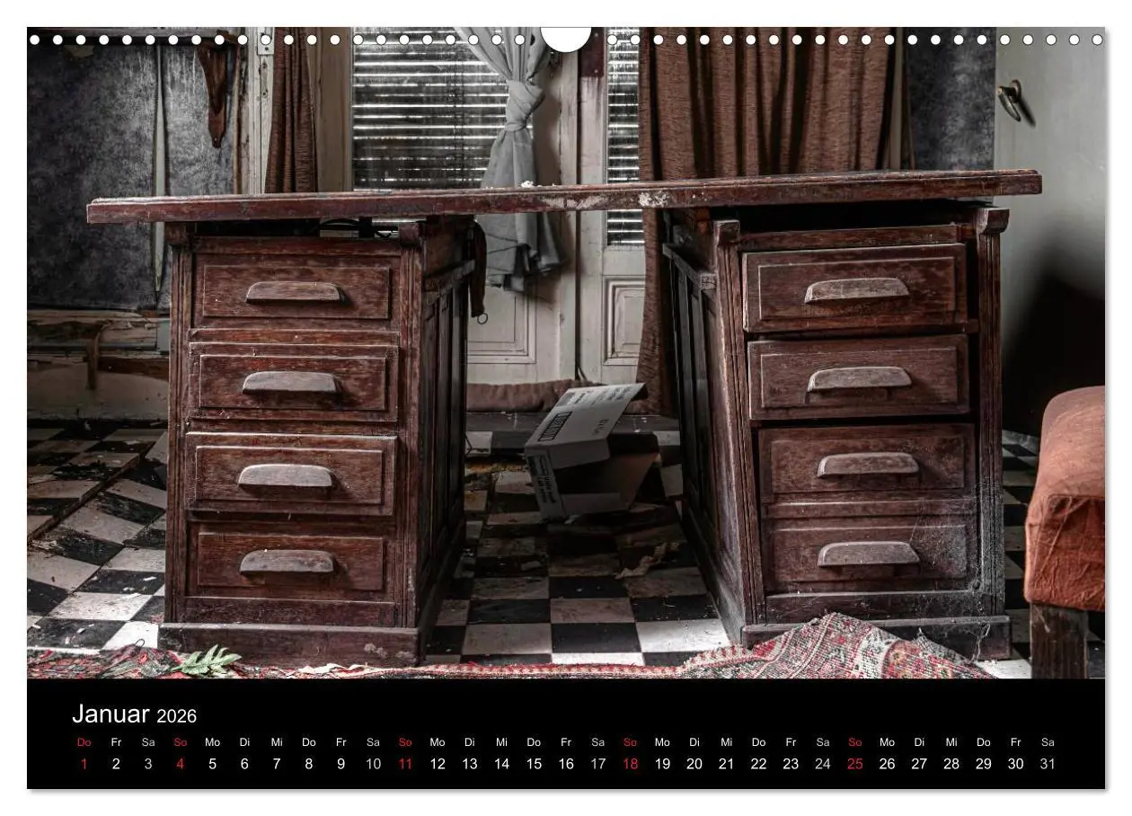 Bild: 9783516171709 | Geheimnisvolle Orte - Lost Places (Wandkalender 2026 DIN A3 quer),...
