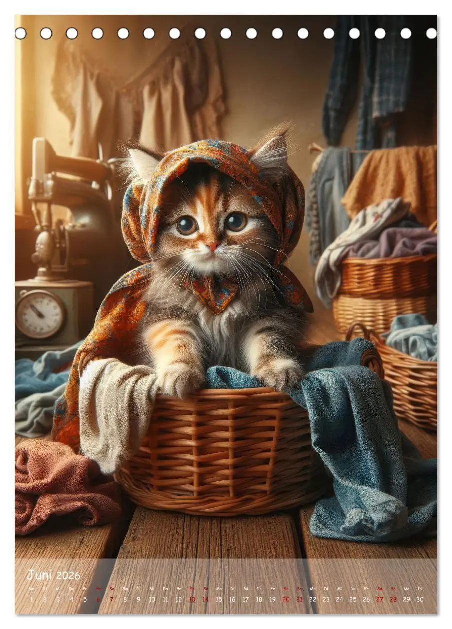 Bild: 9783516241709 | Katzen im Boho-Look - Ein Jahr voller Vielfalt und Charme mit...