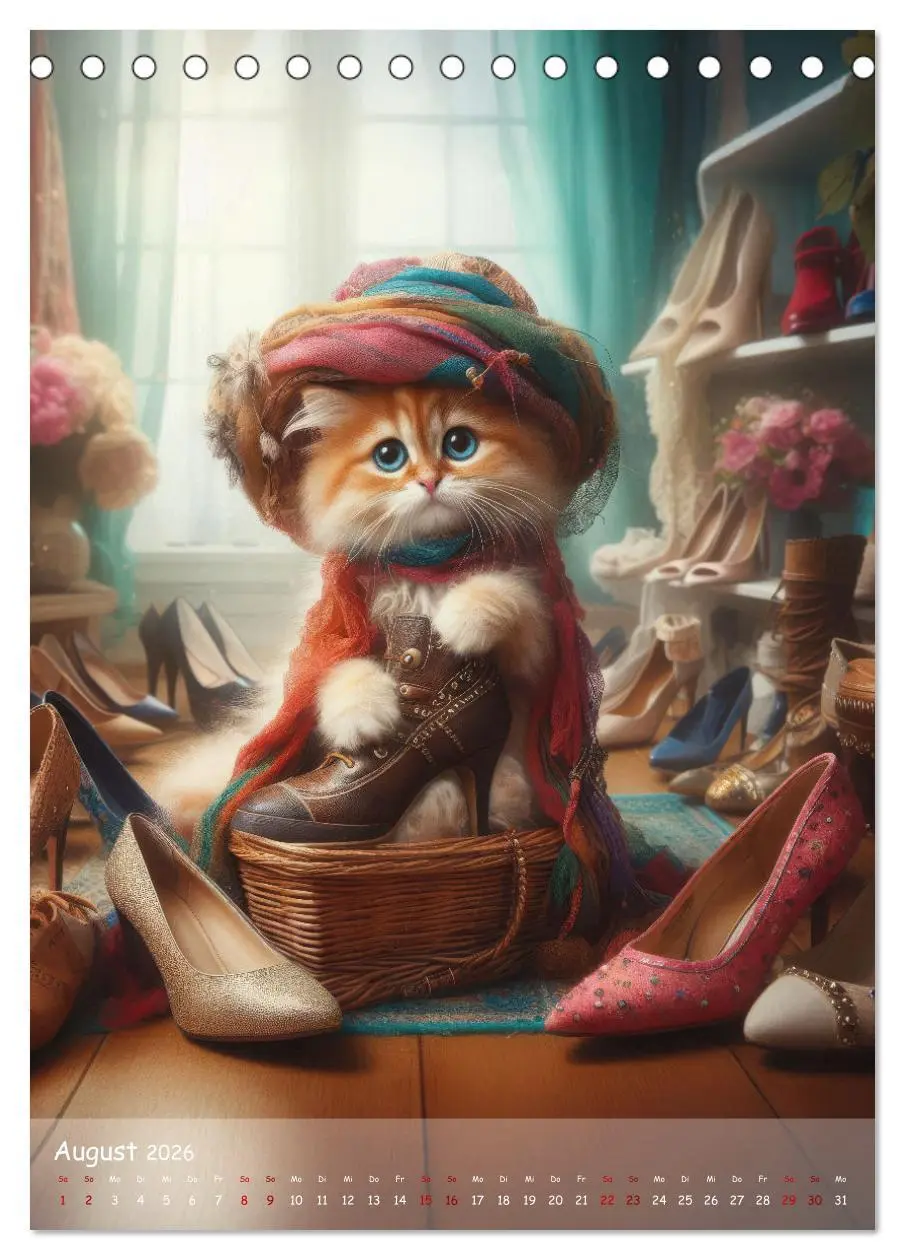 Bild: 9783516241709 | Katzen im Boho-Look - Ein Jahr voller Vielfalt und Charme mit...