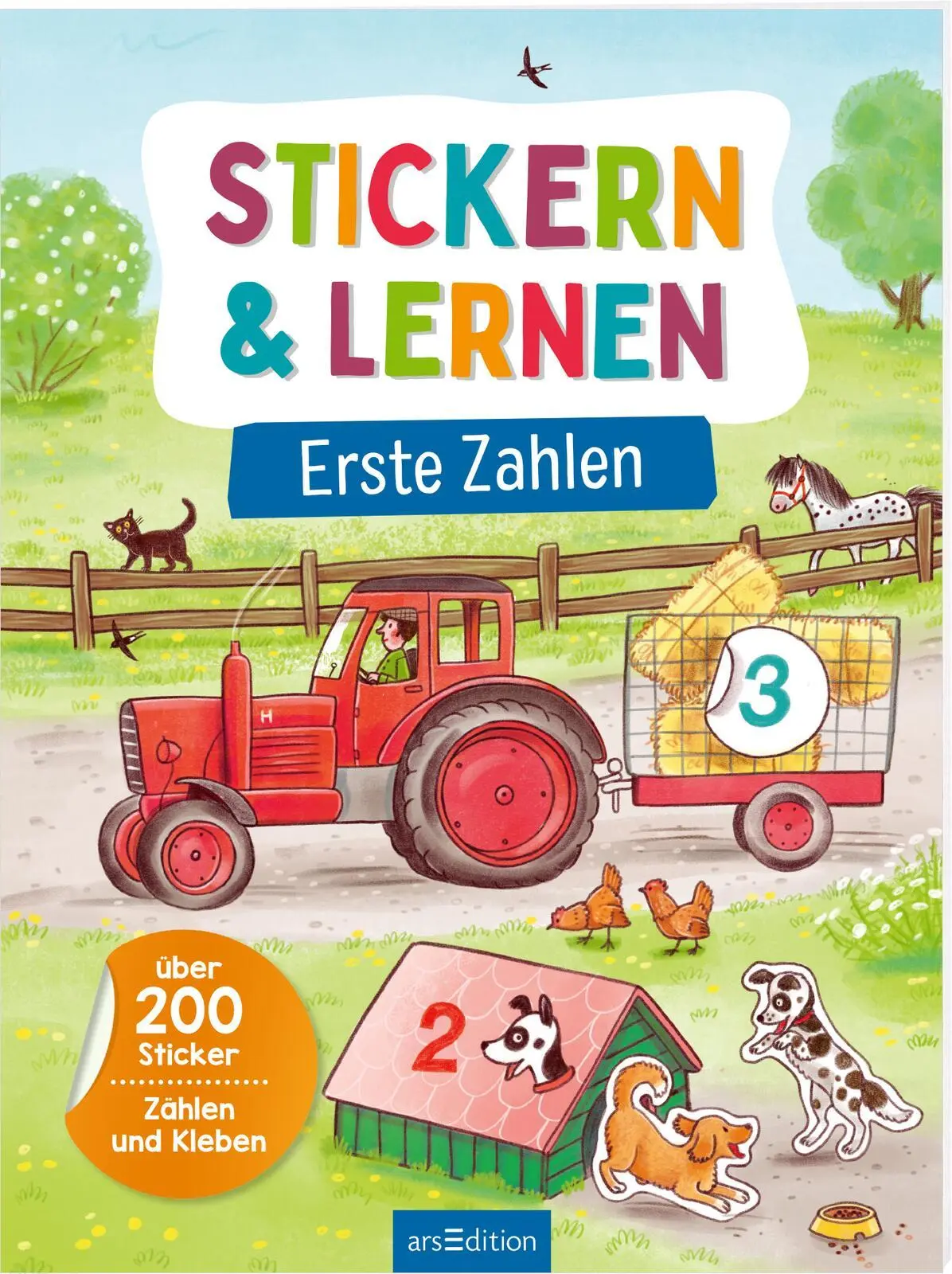 Cover: 9783845851709 | Stickern &amp; Lernen - Erste Zahlen | Katja Schmiedeskamp | Taschenbuch