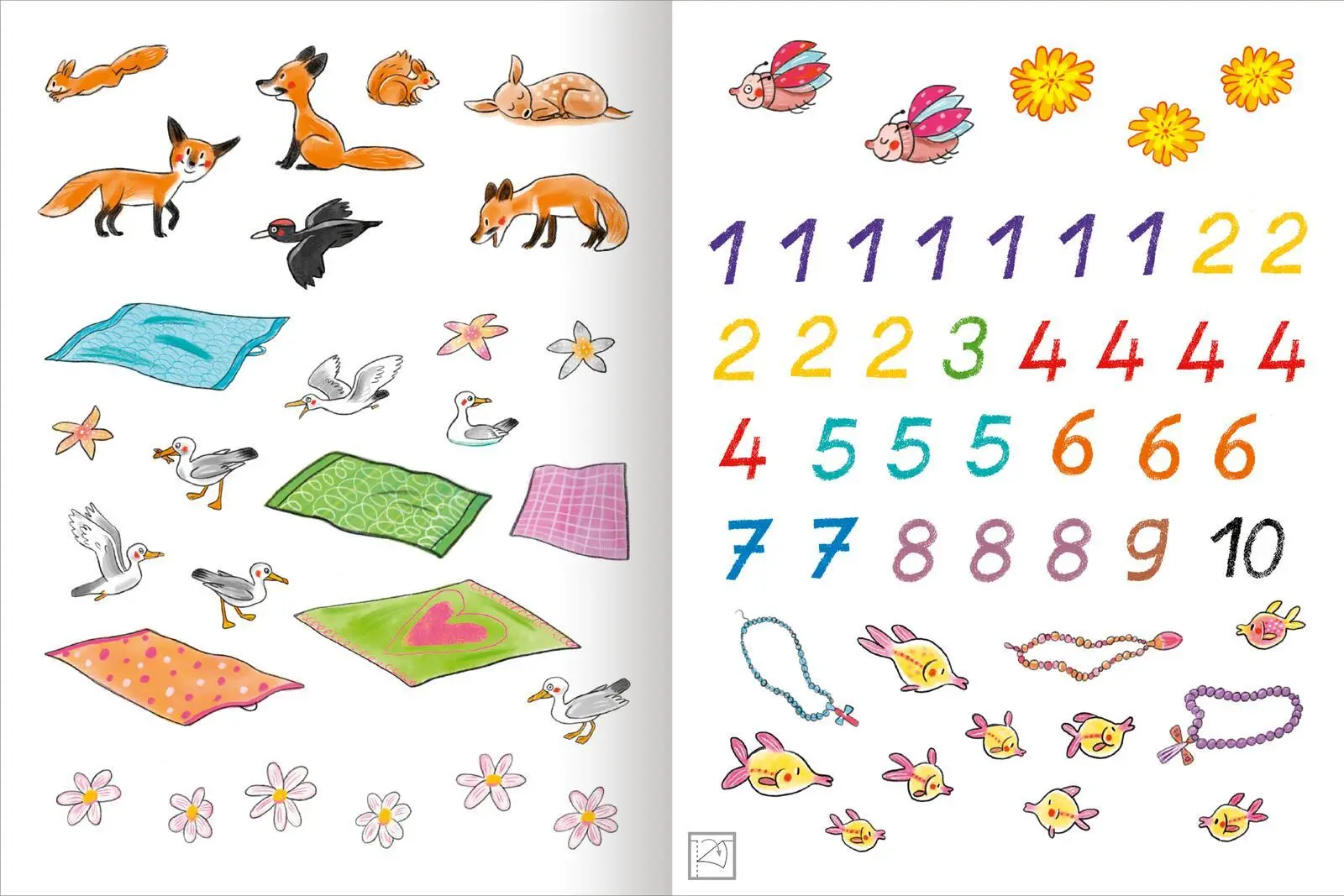 Bild: 9783845851709 | Stickern &amp; Lernen - Erste Zahlen | Katja Schmiedeskamp | Taschenbuch