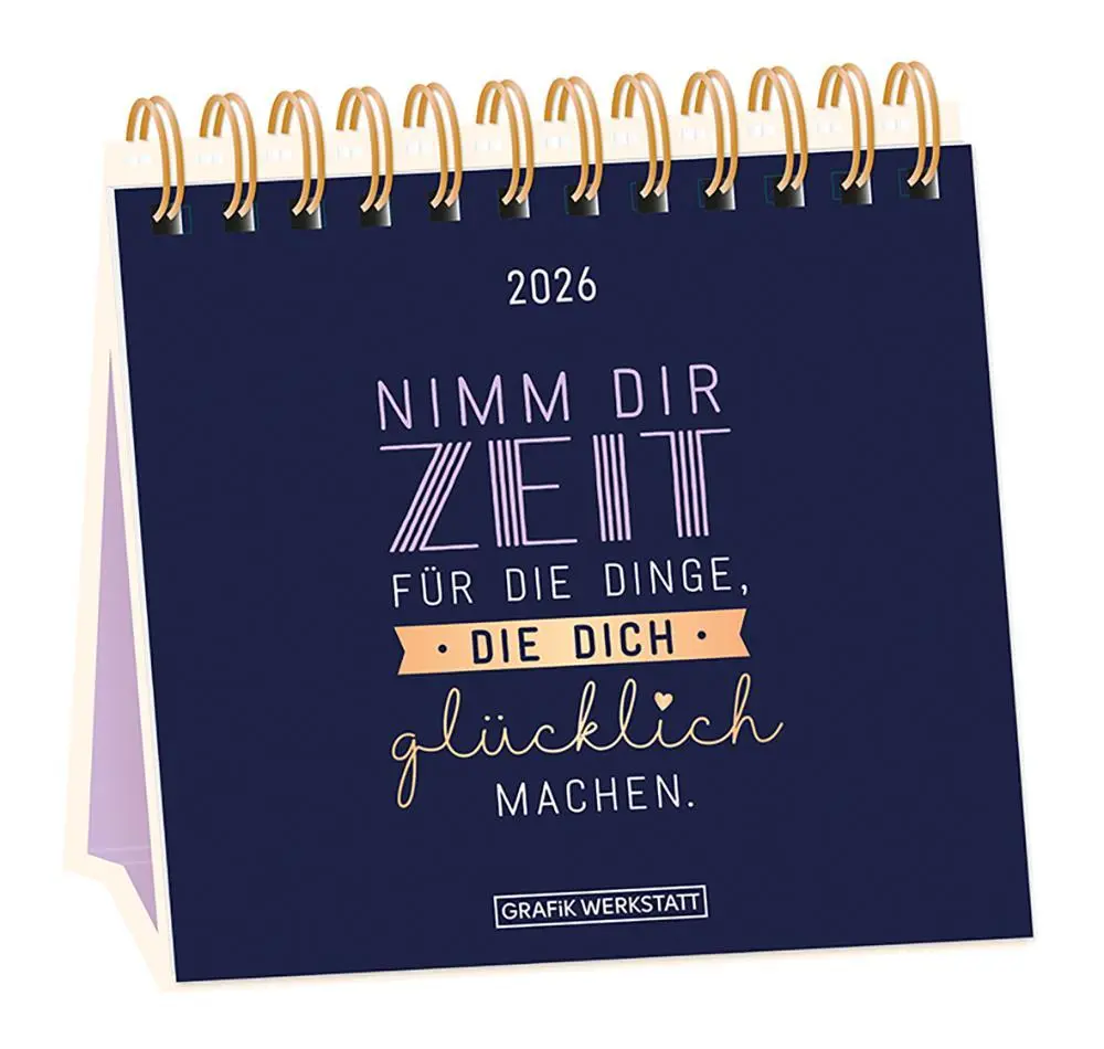 Cover: 9783986361709 | Tischkalender 2026 Nimm dir Zeit | Tischkalender | Original | Kalender