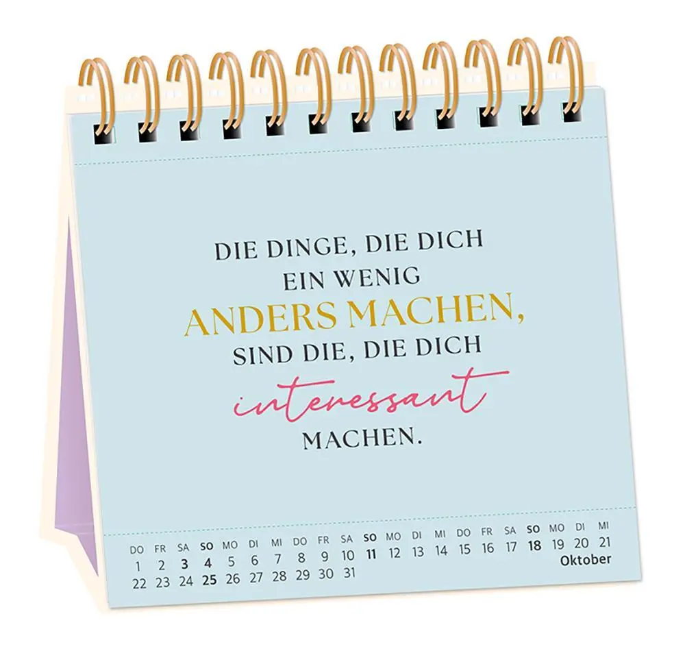 Bild: 9783986361709 | Tischkalender 2026 Nimm dir Zeit | Tischkalender | Original | Kalender