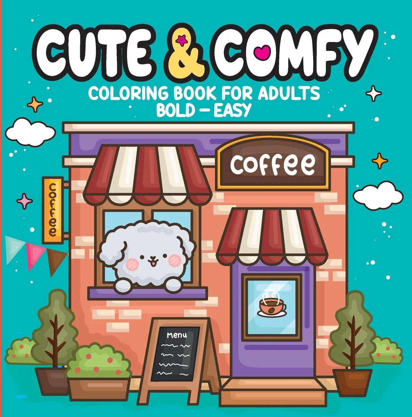 Cover: 9786560951709 | Cute &amp; Comfy - Coloring Book for Adults | Camelot Editora | Buch