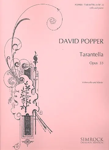 Cover: 9790221101709 | Tarantella in G op. 33 | David Popper | Partitur + Stimmen