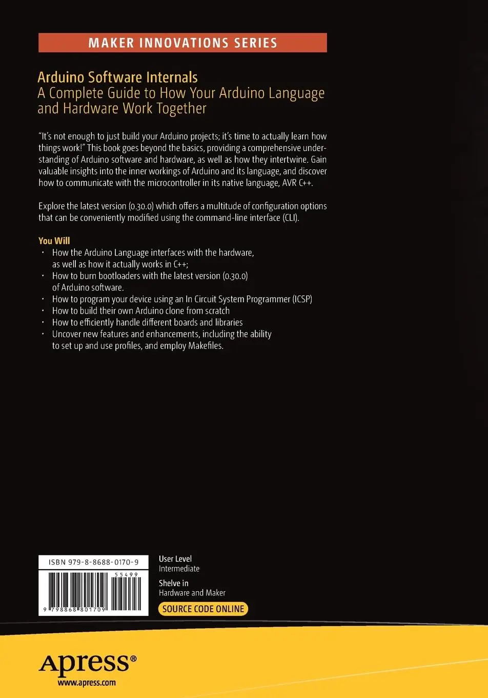 Rückseite: 9798868801709 | Arduino Software Internals | Norman Dunbar | Taschenbuch | xxi | 2024