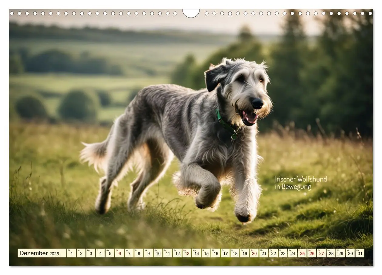 Bild: 9783457381809 | Windhunde im Portrait (Wandkalender 2026 DIN A3 quer), CALVENDO...