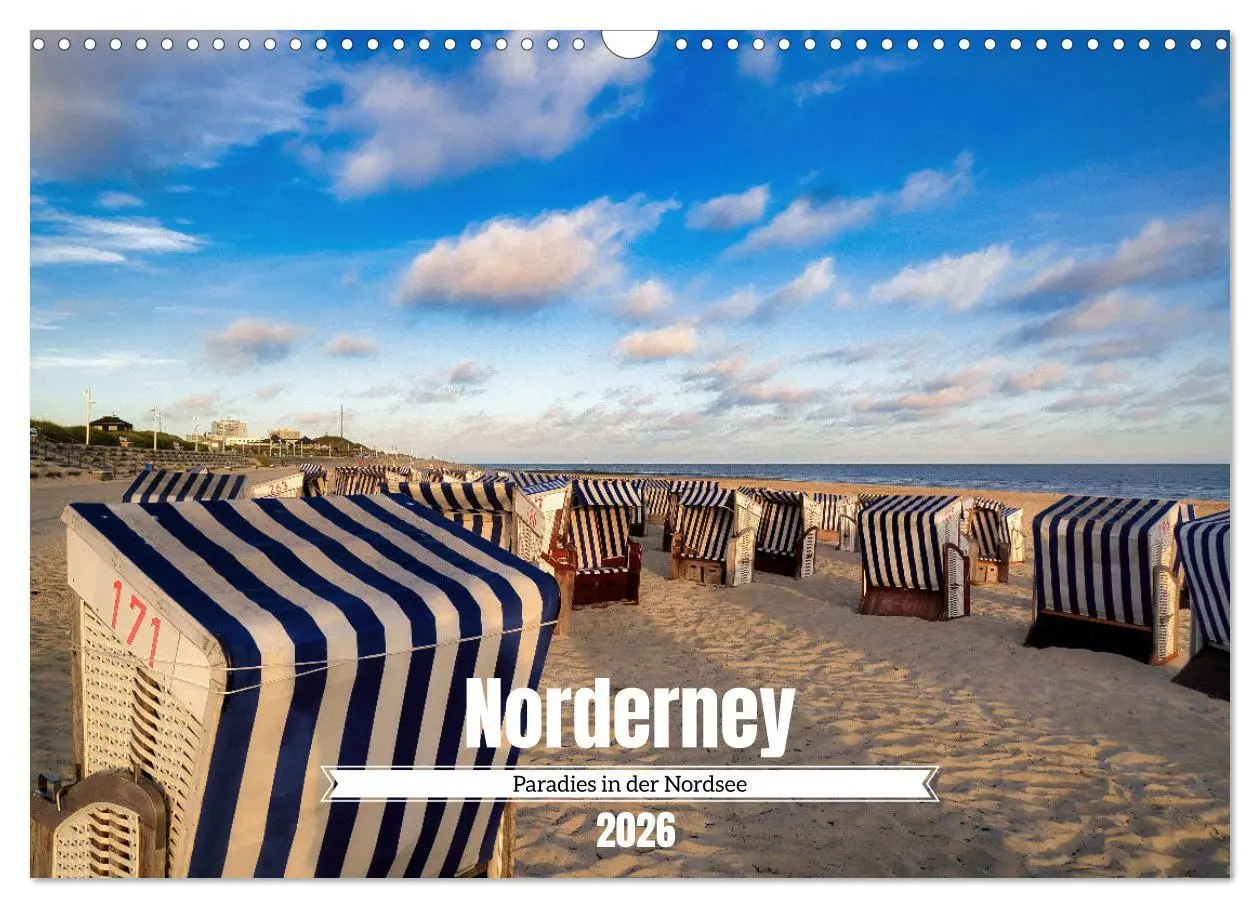 Cover: 9783457521809 | Norderney Paradies in der Nordsee (Wandkalender 2026 DIN A3 quer),...