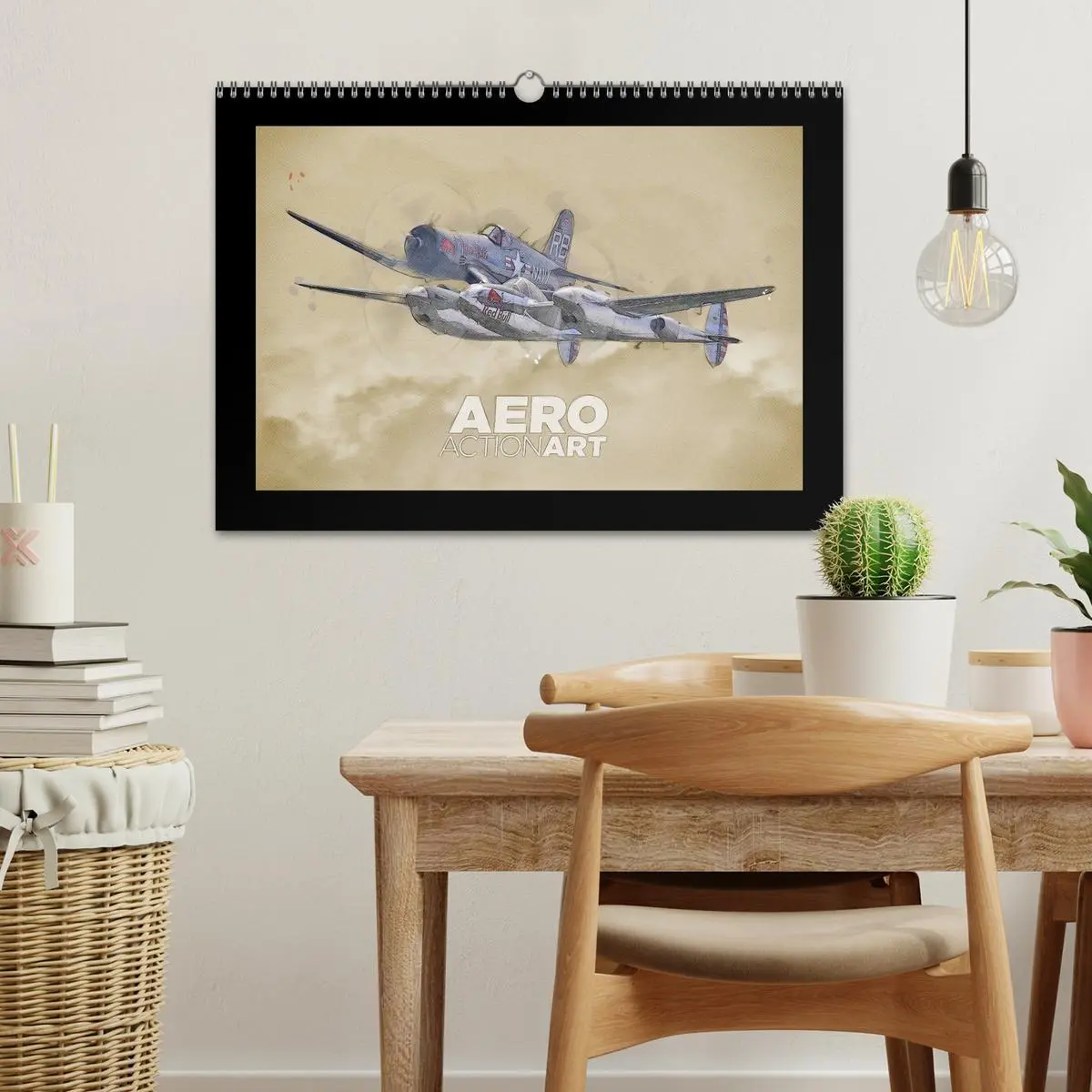 Bild: 9783457831809 | Aero Action Art - Luftfahrt Kunst (Wandkalender 2026 DIN A3 quer),...
