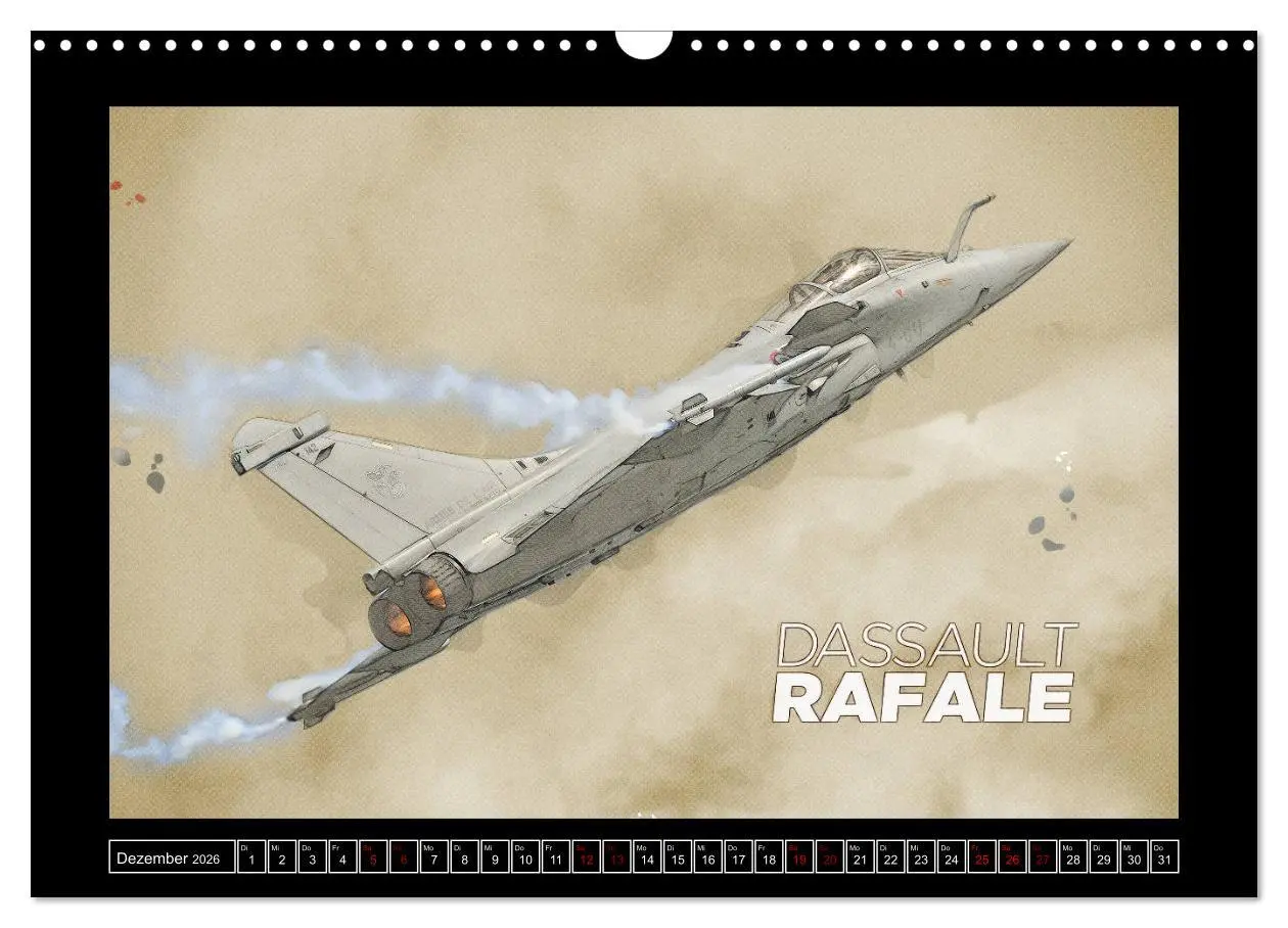 Bild: 9783457831809 | Aero Action Art - Luftfahrt Kunst (Wandkalender 2026 DIN A3 quer),...