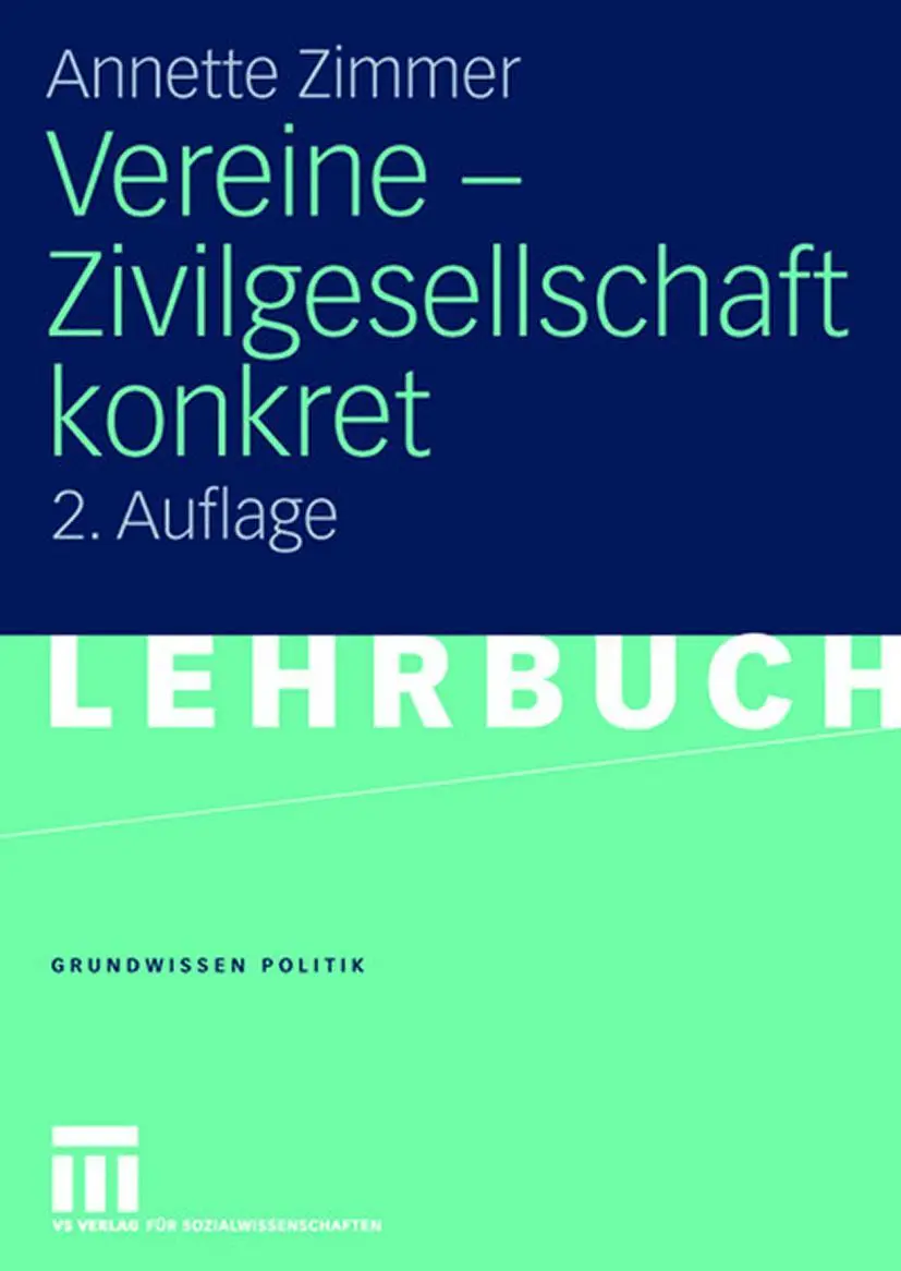 Cover: 9783531151809 | Vereine - Zivilgesellschaft konkret | Annette Zimmer | Taschenbuch