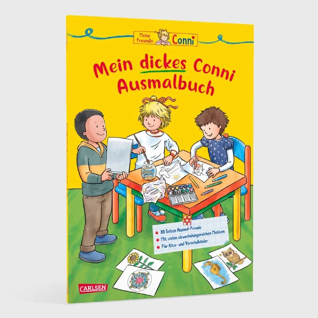 Bild: 9783551191809 | Conni Gelbe Reihe (Beschäftigungsbuch): Mein dickes Conni-Ausmalbuch
