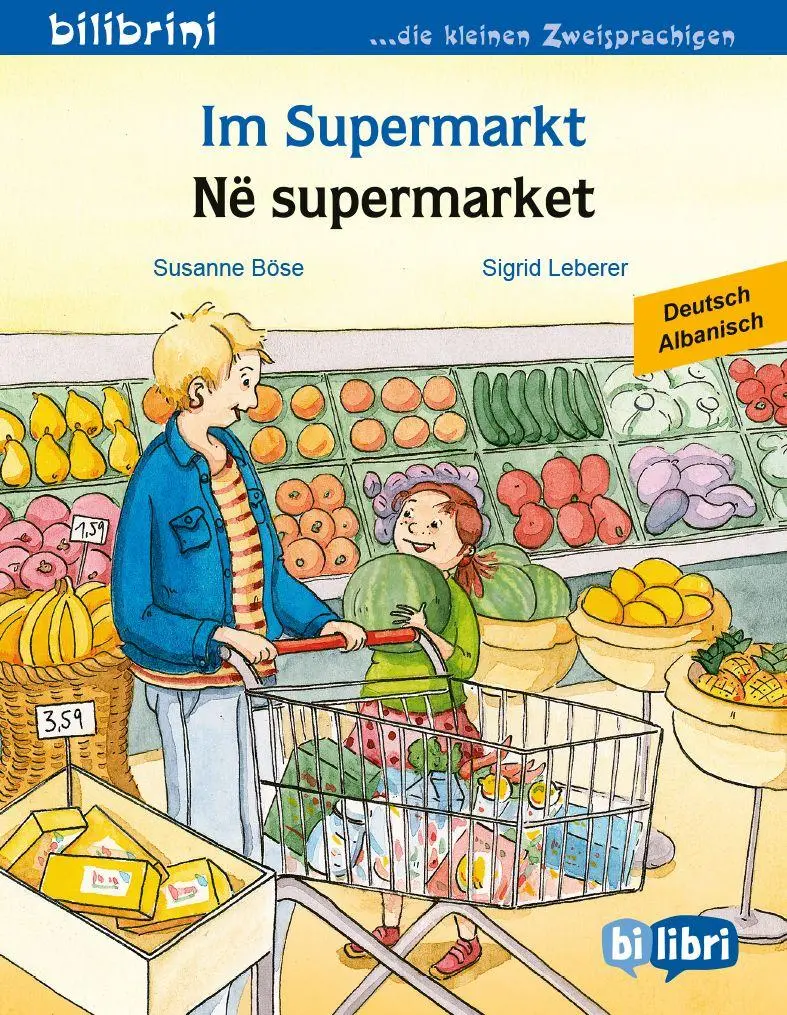 Cover: 9783695051809 | Im Supermarkt (Deutsch-Albanisch) | Zweisprachiges Kinderbuch | Böse