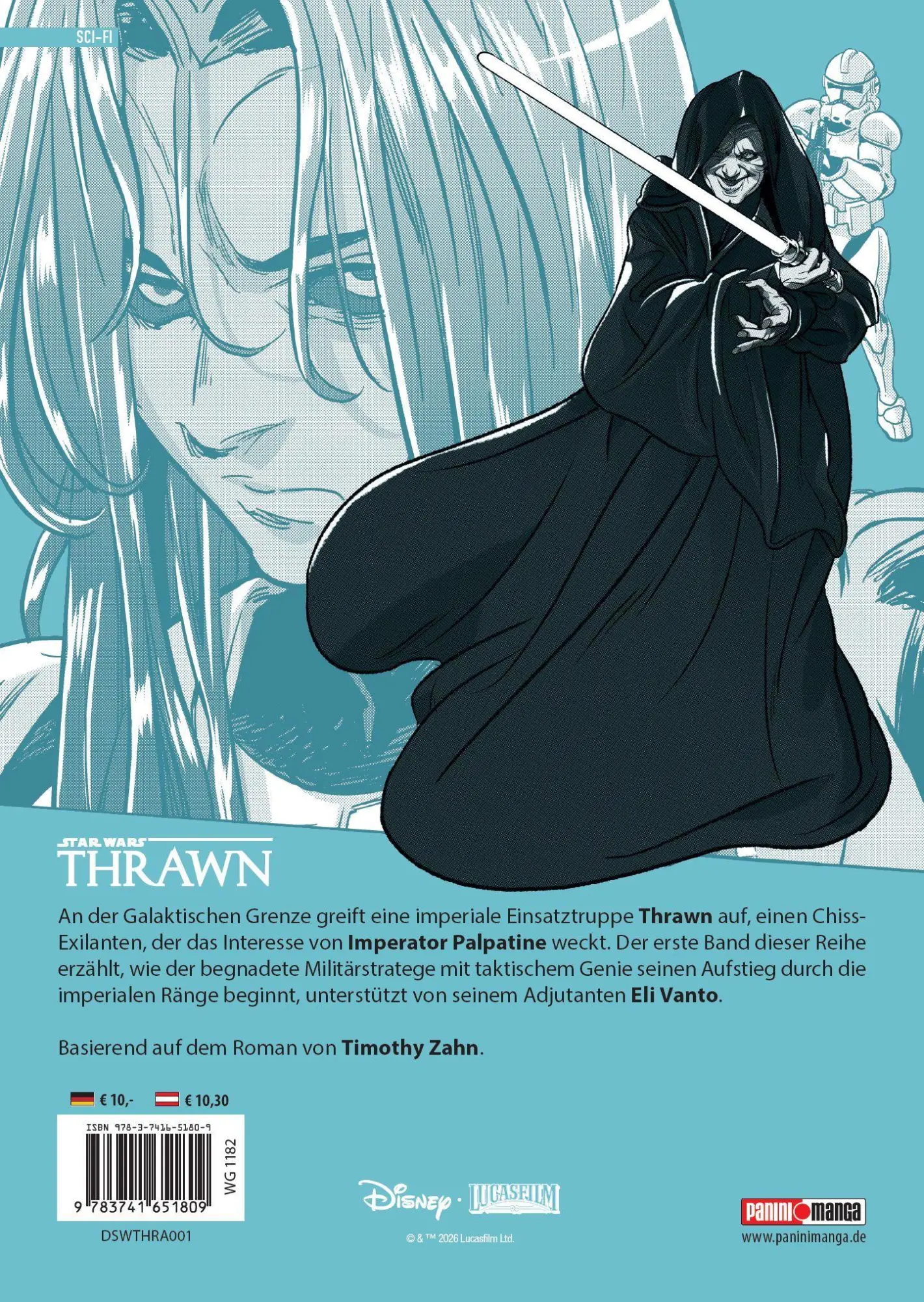 Bild: 9783741651809 | Star Wars: Thrawn (Manga) 01 | Der Manga zum gefeierten Roman | Tsang