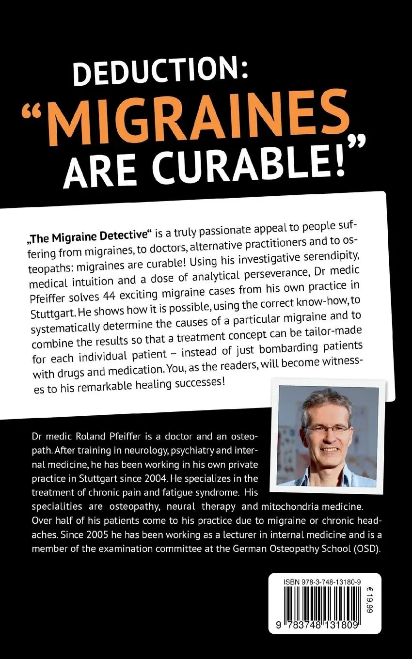 Rückseite: 9783748131809 | The Migraine Detective | Revealing and healing the migraine | Pfeiffer