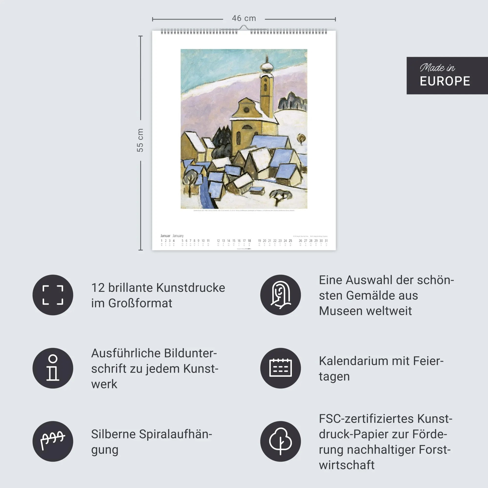 Bild: 9783839901809 | Gabriele Münter Kalender 2026 | Gabriele Münter | Kalender | 14 S.
