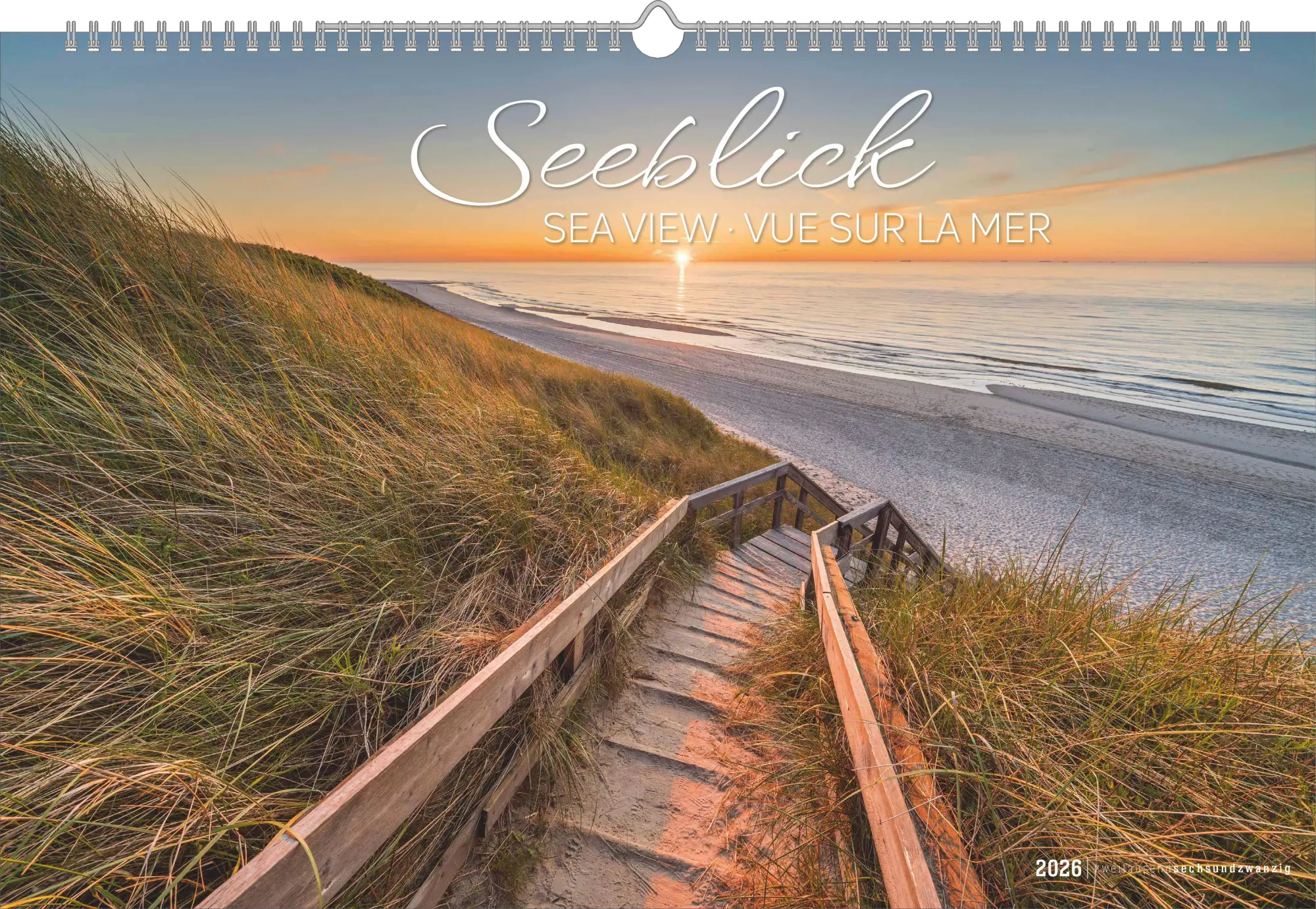 Cover: 4069095001909 | Seeblick 2026 - Bildkalender quer 49,5x33 cm - Sea View - die...