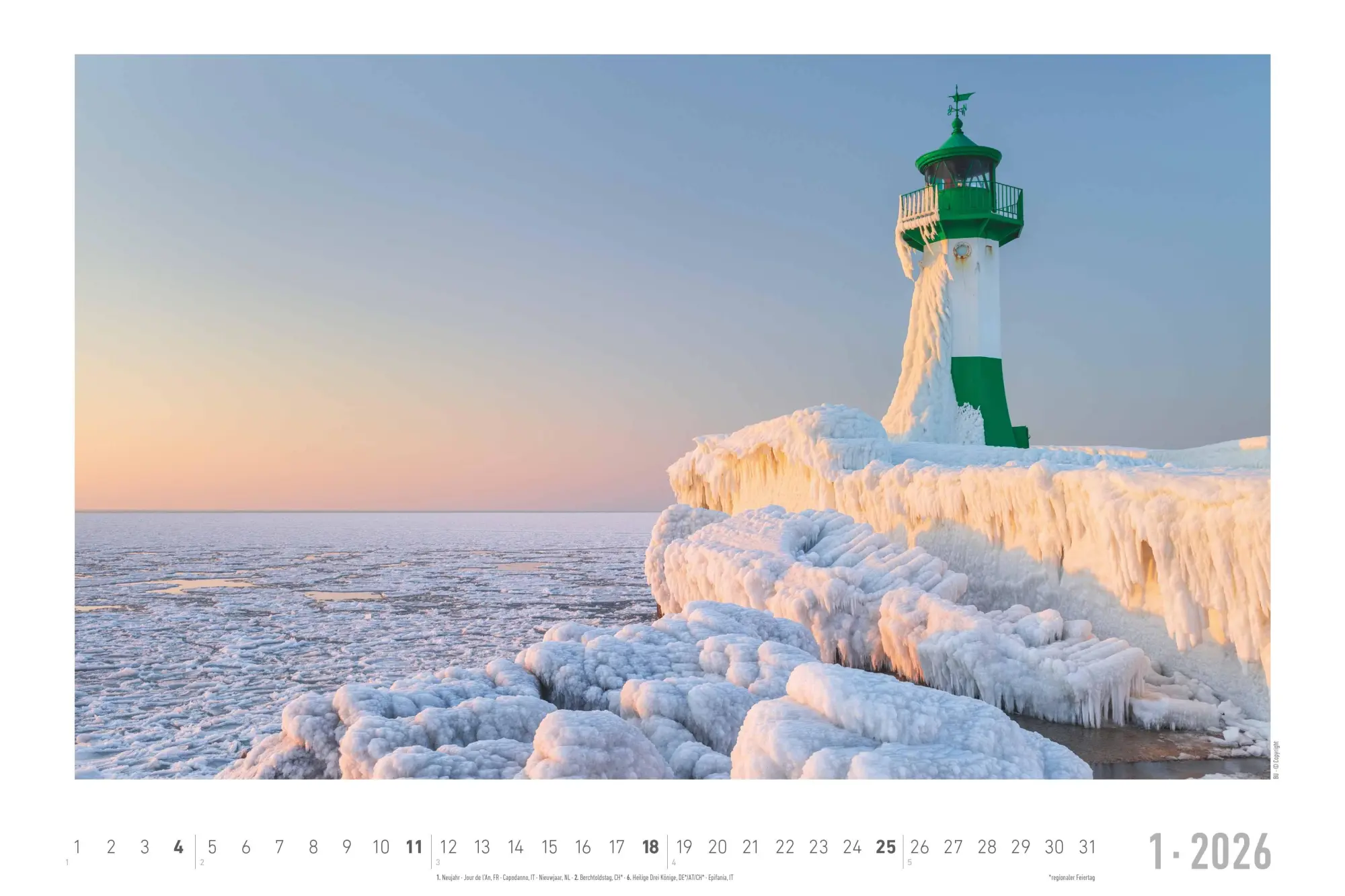 Bild: 4069095001909 | Seeblick 2026 - Bildkalender quer 49,5x33 cm - Sea View - die...
